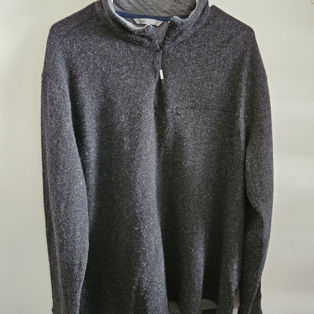 Horny Toad Charcoal Zip-Up Sweater